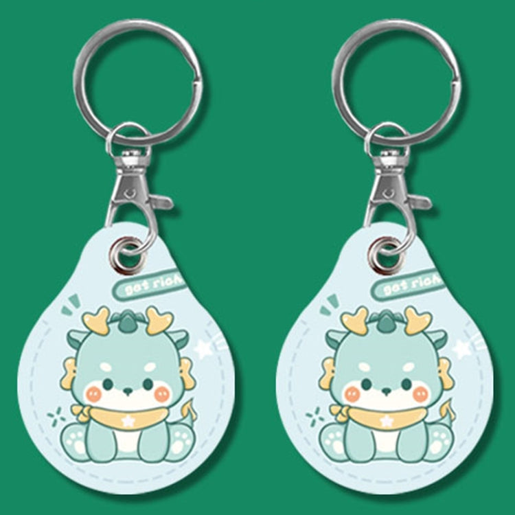 2pcs Cute Sensor Access Door Card Cover Keychain Elevator Water Drops Round Key Holder, Fortune Tiger, Pepsi Doraemon, Three Capybaras, Crocodile Bara, Lina Belle, Congratulations, Bow Tie Bear, English Winnie the Pooh, English Lotso, Melody           ...