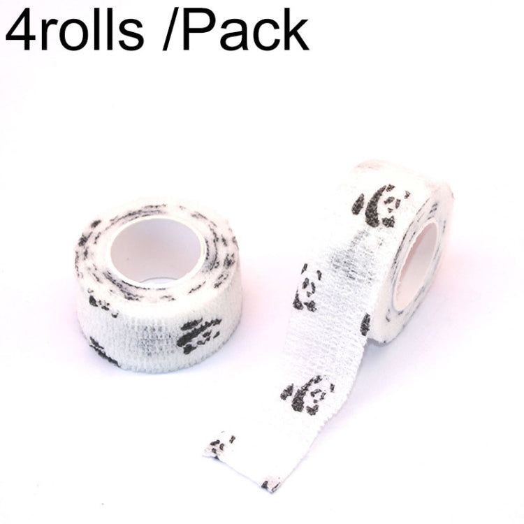4rolls /Pack 2.5cm X 4.5m Cartoon Non-Woven Sports Protection Bandage