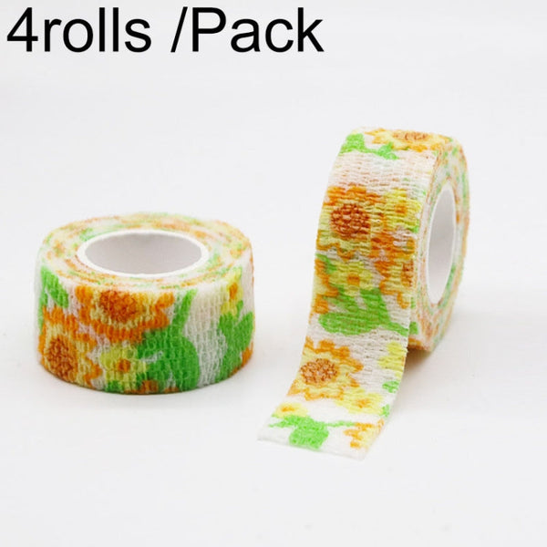 4rolls /Pack 2.5cm X 4.5m Cartoon Non-Woven Sports Protection Bandage