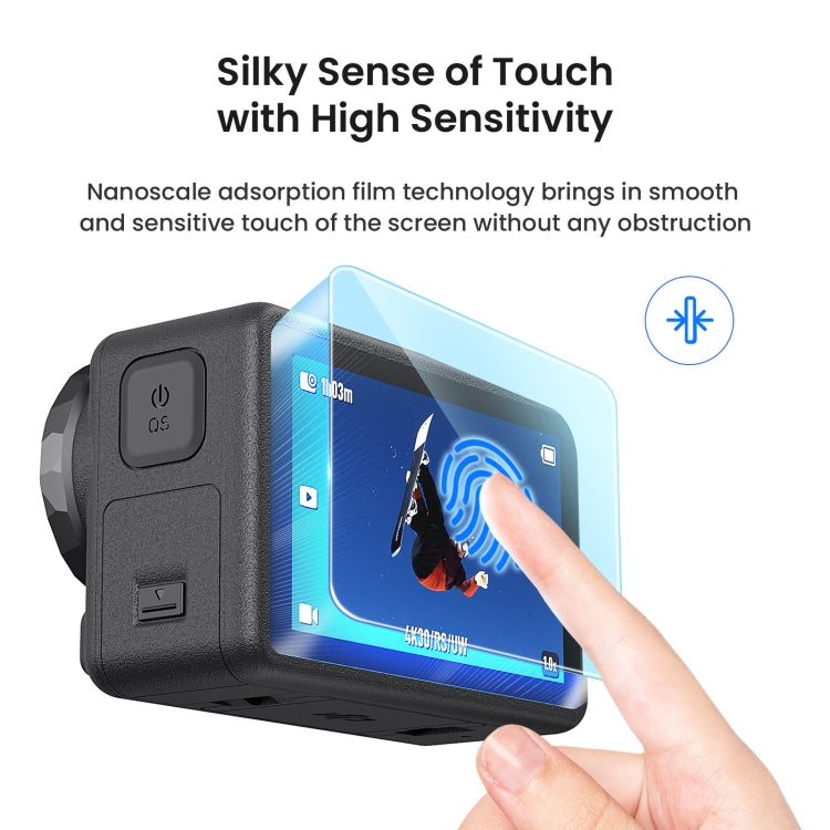 For DJI Osmo Action 5 Pro aMagisn 9H Hardness Tempered Glass Set