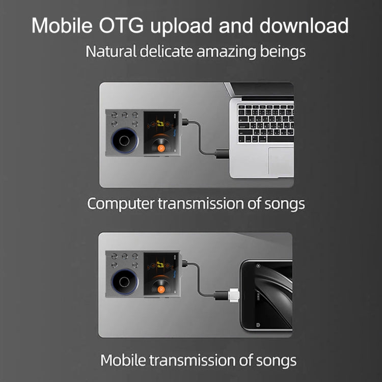 2.4 Inch HIFI Bluetooth Music Player DSD256 Mastering Sound Quality Walkman