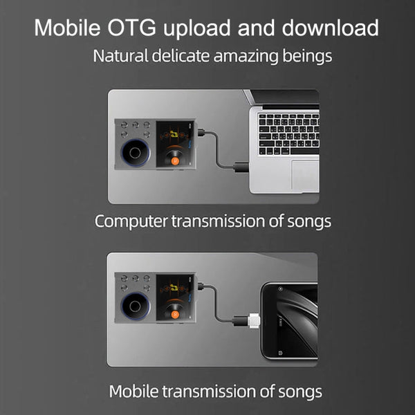 2.4 Inch HIFI Bluetooth Music Player DSD256 Mastering Sound Quality Walkman