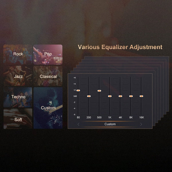 2.4 Inch HIFI Bluetooth Music Player DSD256 Mastering Sound Quality Walkman