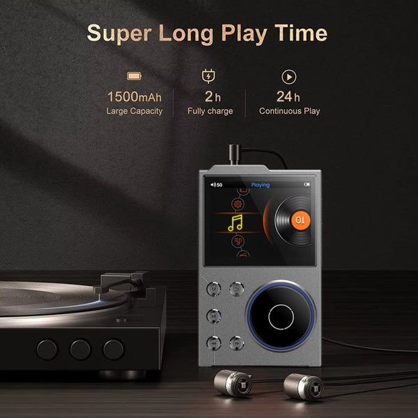 2.4 Inch HIFI Bluetooth Music Player DSD256 Mastering Sound Quality Walkman