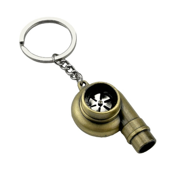 Car Tuning Accessories Turbo Keychain Decorative Pendant