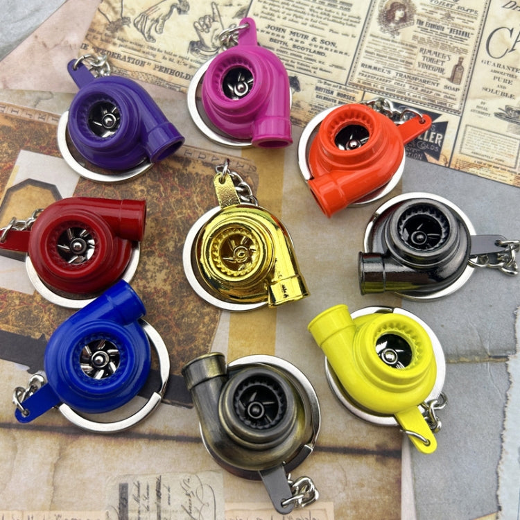 Car Tuning Accessories Turbo Keychain Decorative Pendant