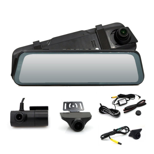 Car HD WIFI Interconnected Triple Camera Driving Recorder