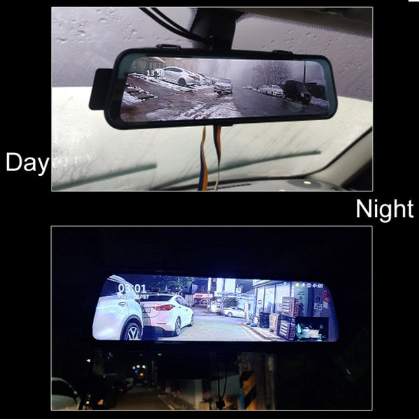 Car HD WIFI Interconnected Triple Camera Driving Recorder