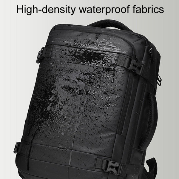 WEIXIER B726 Simple Expandable Double-Shoulder Backpack Large Capacity Business Casual Bag