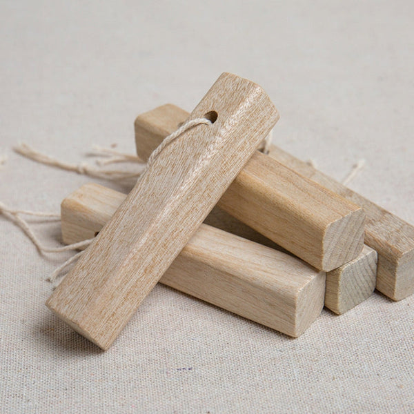 5pcs /Box Camphor Wood Strips Wardrobe Insect Repellent Moth-proof Increase Balsam Camphor Wood