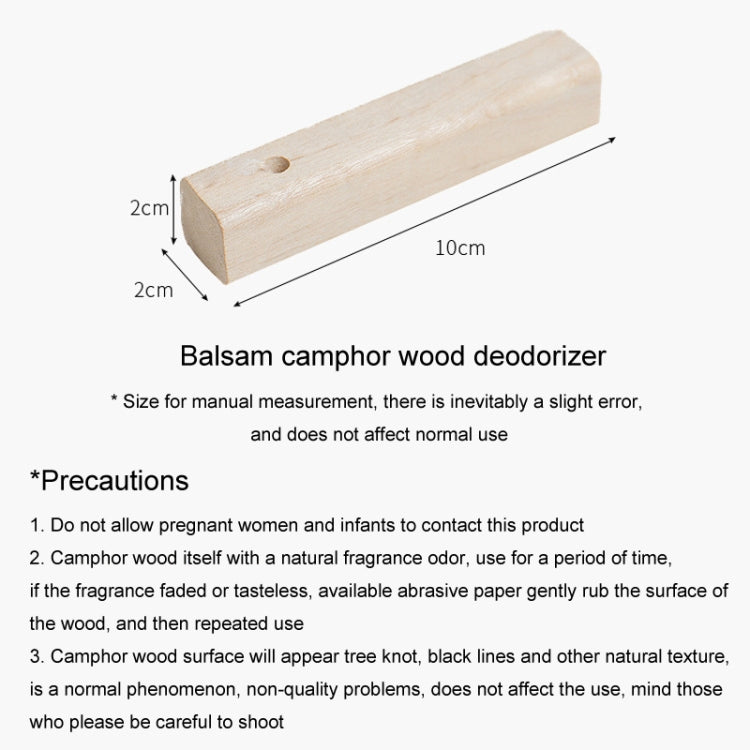 5pcs /Box Camphor Wood Strips Wardrobe Insect Repellent Moth-proof Increase Balsam Camphor Wood