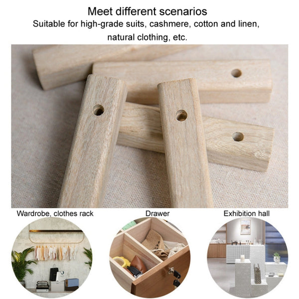 5pcs /Box Camphor Wood Strips Wardrobe Insect Repellent Moth-proof Increase Balsam Camphor Wood