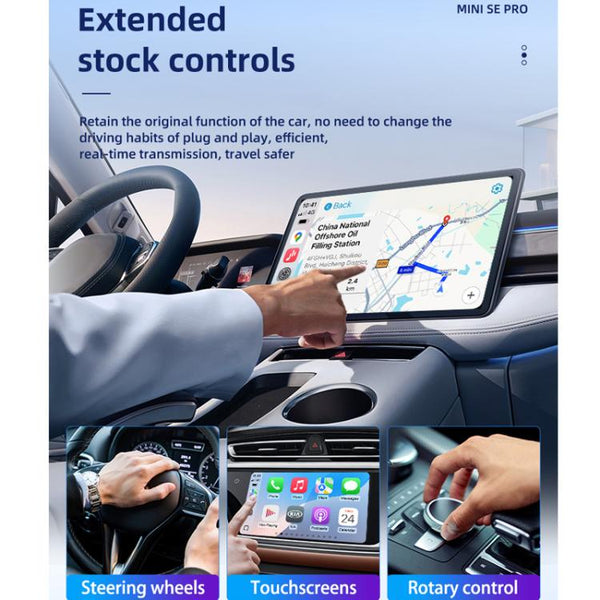 Dual-Channel Carlinkit Original Car Wired To Wireless Android Carplay Adapter