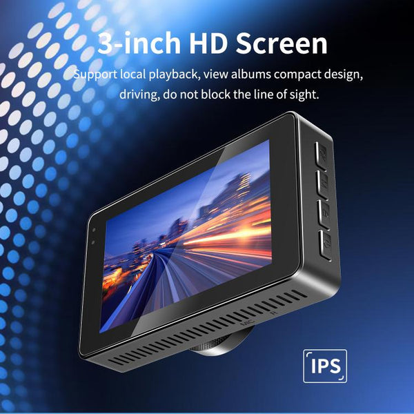 4K+1080P Driving Recorder Dual Front & Rear Recording WIFI Reversing Images