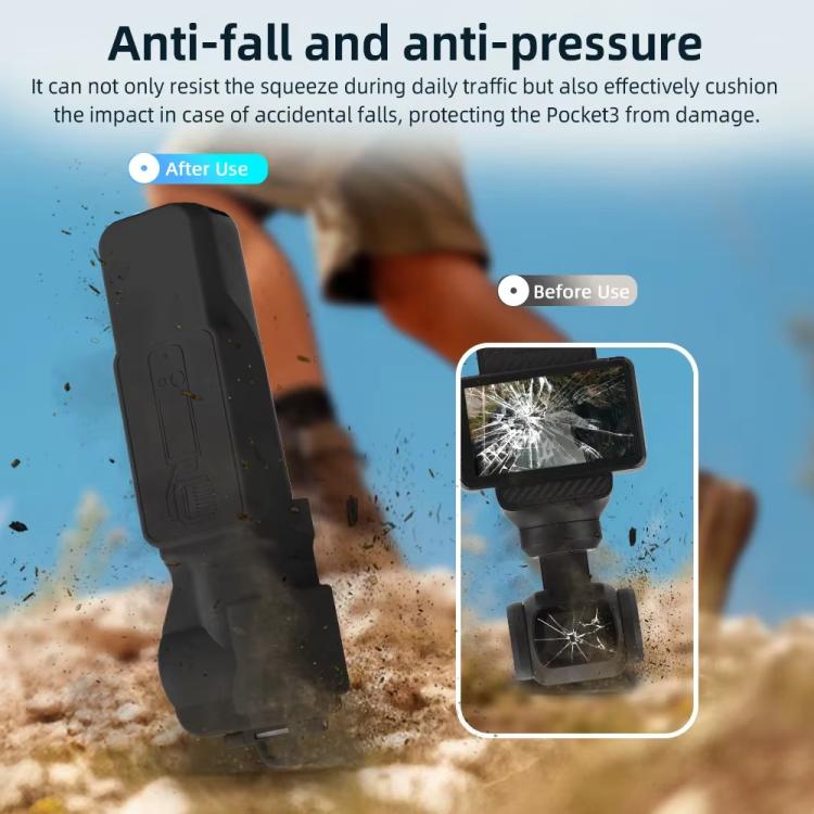 For DJI OSMO Pocket 3 BRDRC Lens Cap Camera Case Screen Protector Accessories