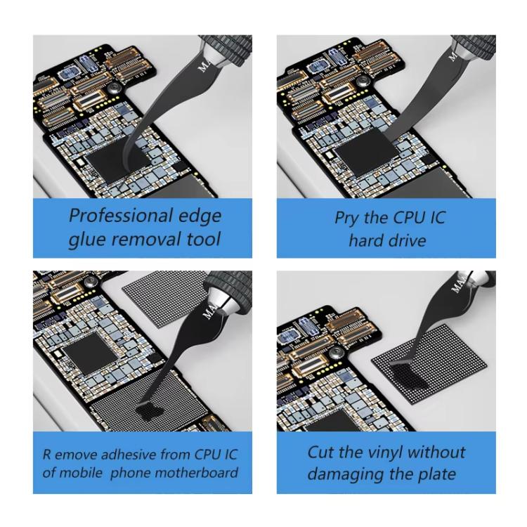 4 In 1 Blade Pry IC / CPU Hard Disk Blade Cell Phone Motherboard Repair Scraping Gum Degumming Tools