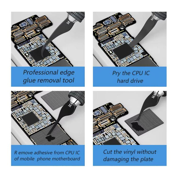 4 In 1 Blade Pry IC / CPU Hard Disk Blade Cell Phone Motherboard Repair Scraping Gum Degumming Tools