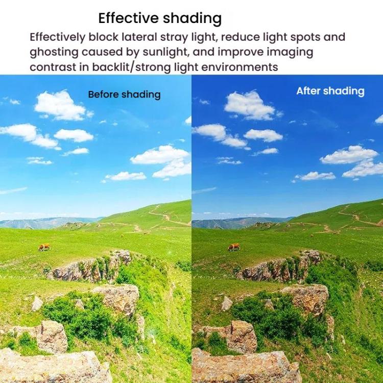 For DJI Flip RCSTQ Lens Hoods Dual Purpose Lens Cover