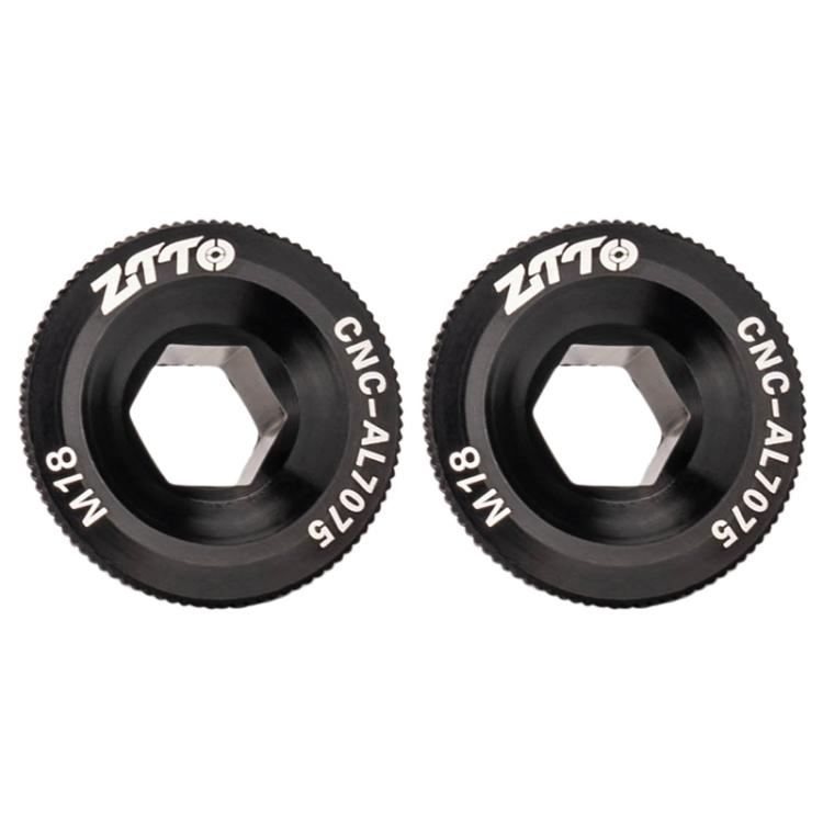 2pcs ZTTO Bicycle Aluminum Alloy Crank Cover Mountain Bike Crank Screws