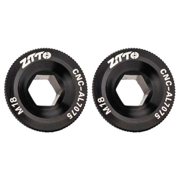 2pcs ZTTO Bicycle Aluminum Alloy Crank Cover Mountain Bike Crank Screws