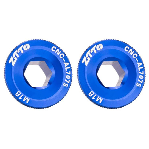 2pcs ZTTO Bicycle Aluminum Alloy Crank Cover Mountain Bike Crank Screws
