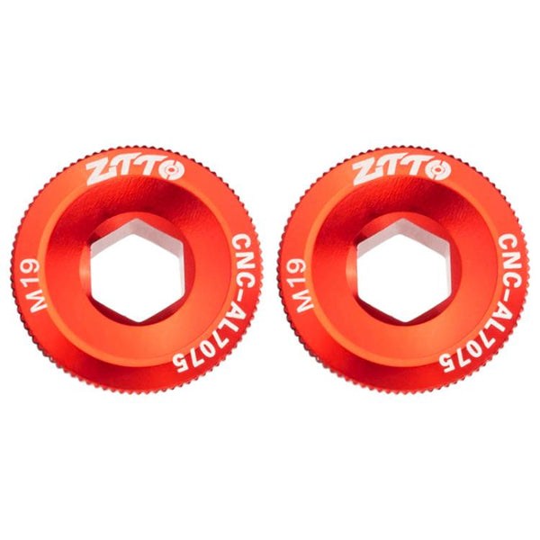 2pcs ZTTO Bicycle Aluminum Alloy Crank Cover Mountain Bike Crank Screws