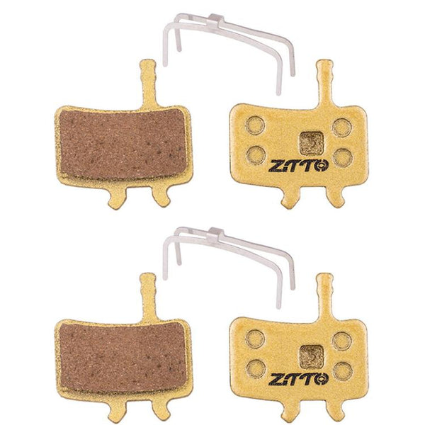 2pairs ZTTO Mountain Bike Full Metal Copper Base Lining Oil Disc Block Brake Pad