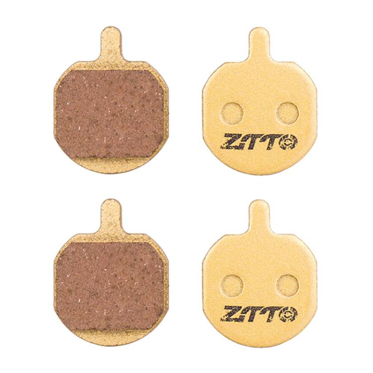 2pairs ZTTO Mountain Bike Full Metal Copper Base Lining Oil Disc Block Brake Pad