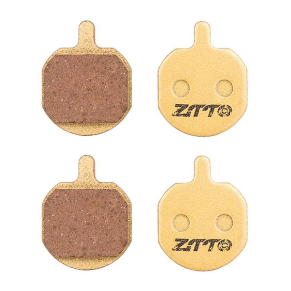 2pairs ZTTO Mountain Bike Full Metal Copper Base Lining Oil Disc Block Brake Pad