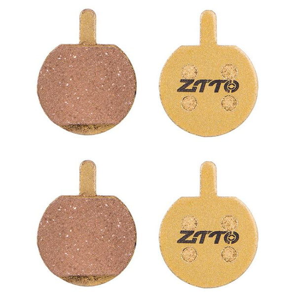 2pairs ZTTO Mountain Bike Full Metal Copper Base Lining Oil Disc Block Brake Pad