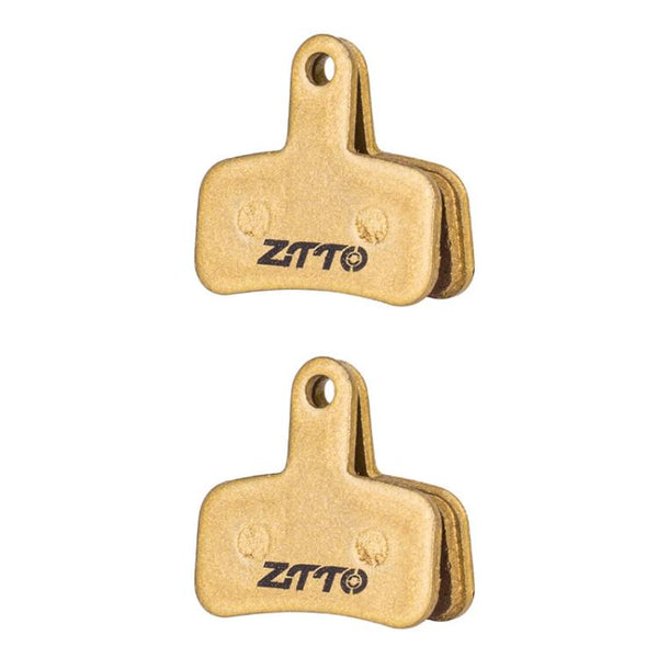 2pairs ZTTO Mountain Bike Full Metal Copper Base Lining Oil Disc Block Brake Pad