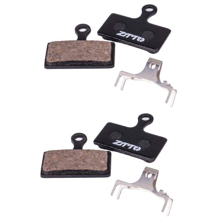 2pairs ZTTO Bicycle Disc Braking Pads Mountain Bike Semi-Metallic Resin Brake Pads