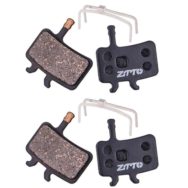 2pairs ZTTO Bicycle Disc Braking Pads Mountain Bike Semi-Metallic Resin Brake Pads