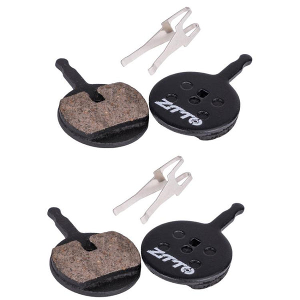 2pairs ZTTO Bicycle Disc Braking Pads Mountain Bike Semi-Metallic Resin Brake Pads