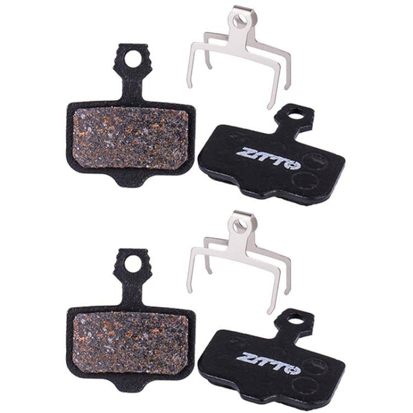2pairs ZTTO Bicycle Disc Braking Pads Mountain Bike Semi-Metallic Resin Brake Pads