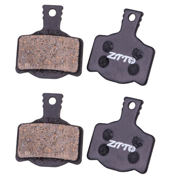 2pairs ZTTO Bicycle Disc Braking Pads Mountain Bike Semi-Metallic Resin Brake Pads