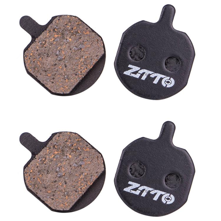 2pairs ZTTO Bicycle Disc Braking Pads Mountain Bike Semi-Metallic Resin Brake Pads