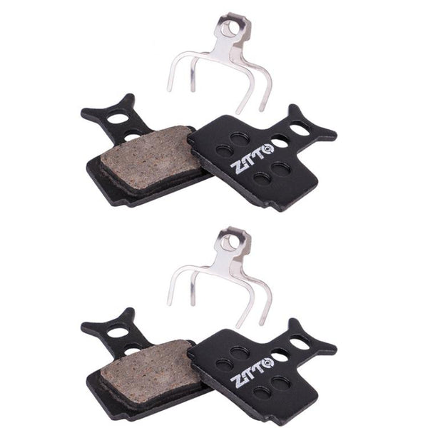 2pairs ZTTO Bicycle Disc Braking Pads Mountain Bike Semi-Metallic Resin Brake Pads