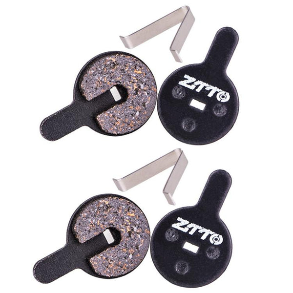 2pairs ZTTO Bicycle Disc Braking Pads Mountain Bike Semi-Metallic Resin Brake Pads
