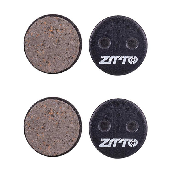 2pairs ZTTO Bicycle Disc Braking Pads Mountain Bike Semi-Metallic Resin Brake Pads