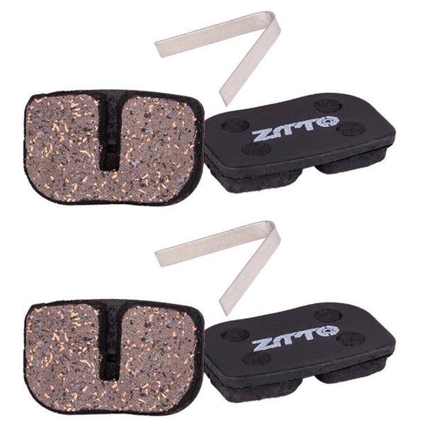 2pairs ZTTO Bicycle Disc Braking Pads Mountain Bike Semi-Metallic Resin Brake Pads