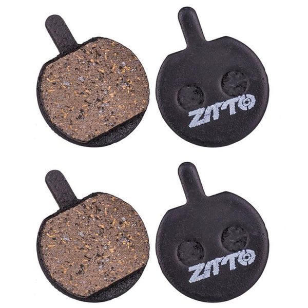 2pairs ZTTO Bicycle Disc Braking Pads Mountain Bike Semi-Metallic Resin Brake Pads