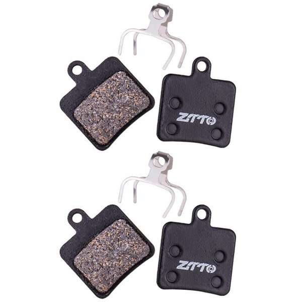 2pairs ZTTO Bicycle Disc Braking Pads Mountain Bike Semi-Metallic Resin Brake Pads