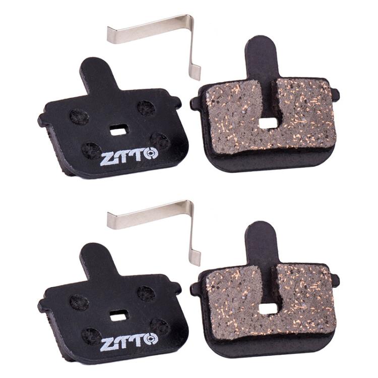2pairs ZTTO Bicycle Disc Braking Pads Mountain Bike Semi-Metallic Resin Brake Pads