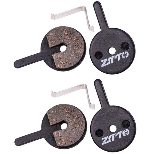 2pairs ZTTO Bicycle Disc Braking Pads Mountain Bike Semi-Metallic Resin Brake Pads