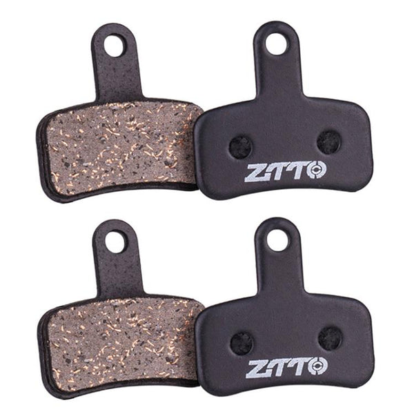2pairs ZTTO Bicycle Disc Braking Pads Mountain Bike Semi-Metallic Resin Brake Pads