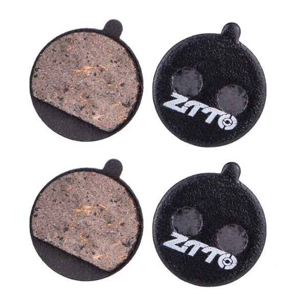 2pairs ZTTO Bicycle Disc Braking Pads Mountain Bike Semi-Metallic Resin Brake Pads