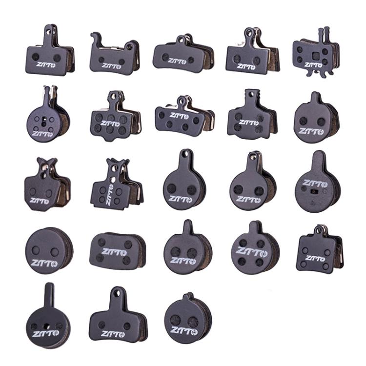 2pairs ZTTO Bicycle Disc Braking Pads Mountain Bike Semi-Metallic Resin Brake Pads