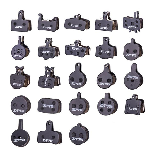 2pairs ZTTO Bicycle Disc Braking Pads Mountain Bike Semi-Metallic Resin Brake Pads
