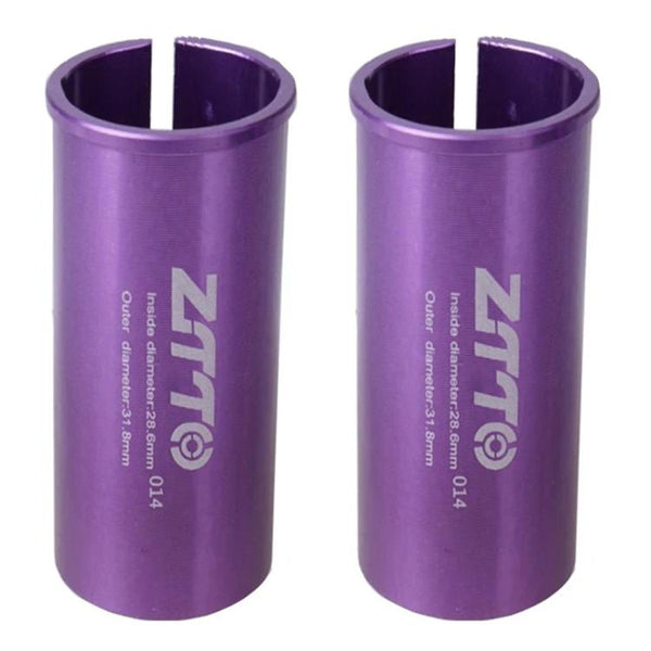 2pcs ZTTO Bicycle Seat Post Conversion Sleeve Reducer Cover